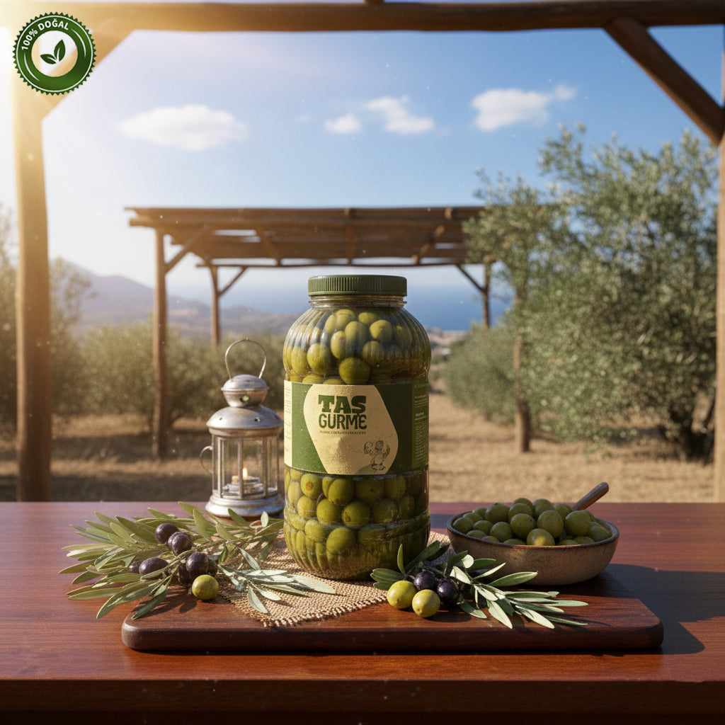 taş gurme™ Doğal Taş Kırma Zeytin