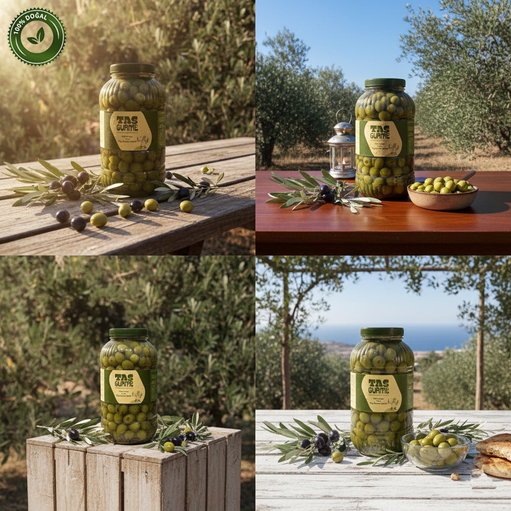 taş gurme™ Doğal Taş Kırma Zeytin